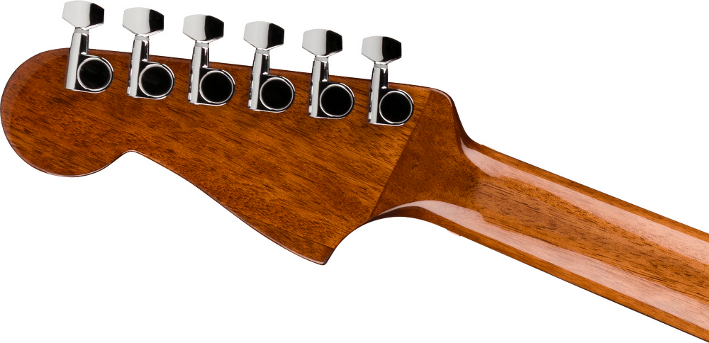Fender California Standard Redondo CE Acoustic Electric Guitar - Natural headstock, back