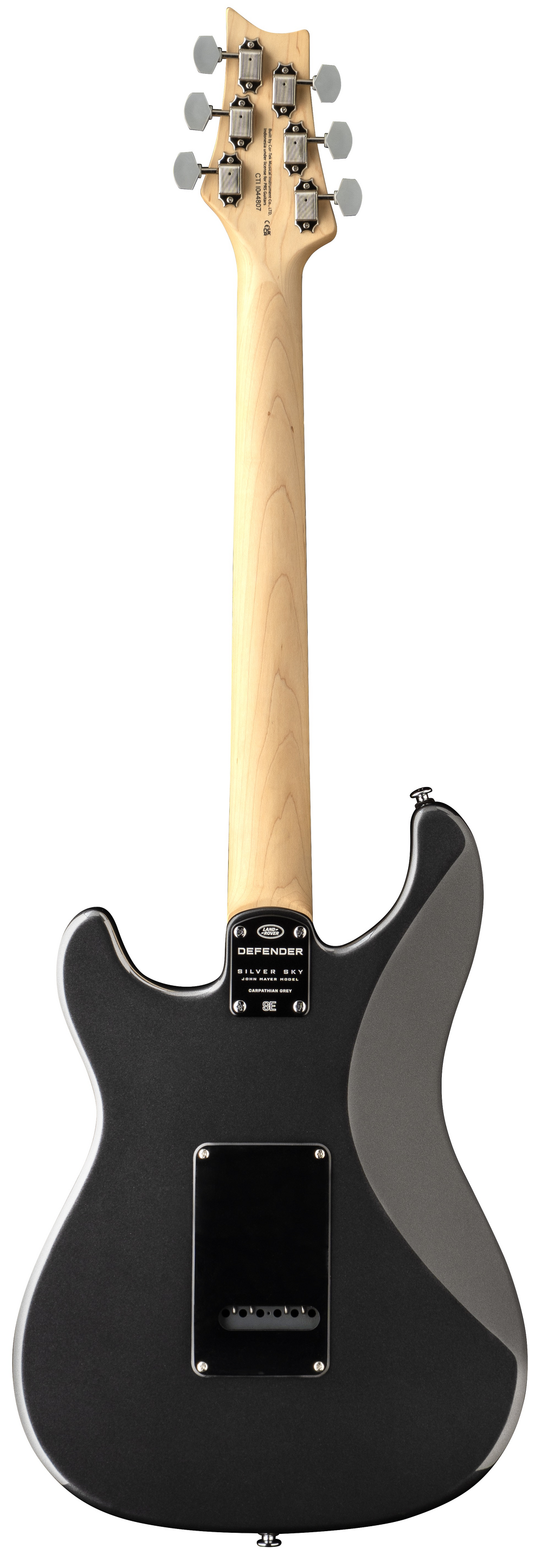 PRS SE Silver Sky Defender 'Limited Edition' Electric Guitar - Carpathian Grey — back view