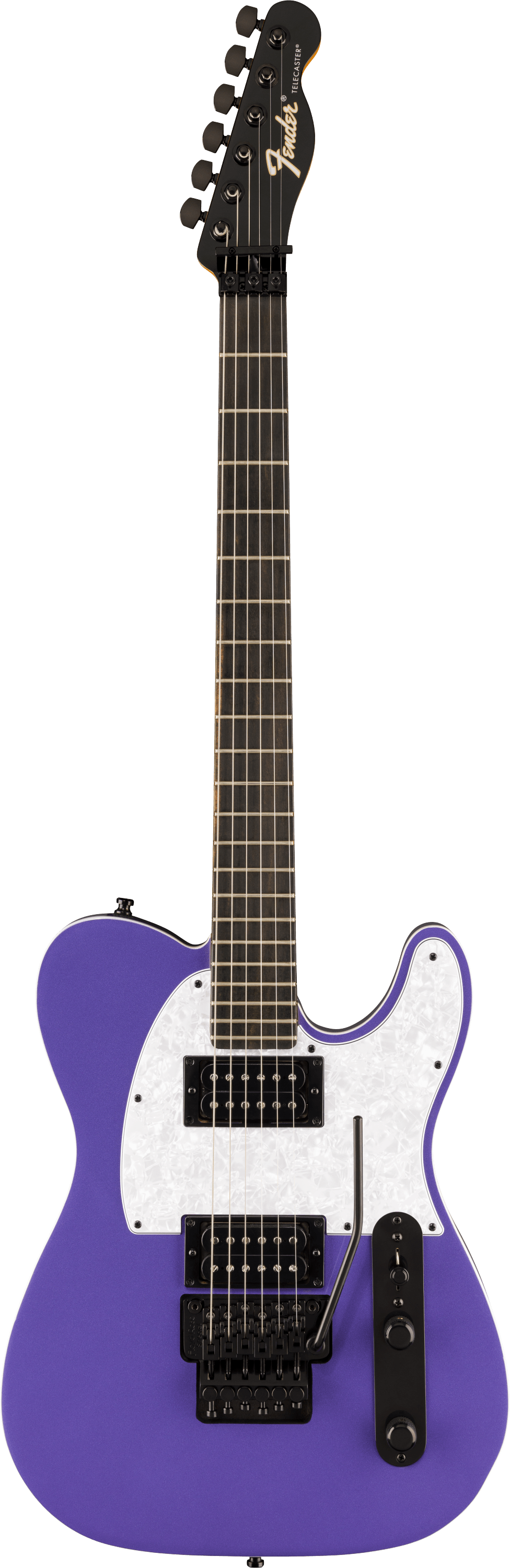Fender 'Limited Edition' Player Fusion Telecaster HH Electric Guitar - Aura Metallic w/Floyd Rose