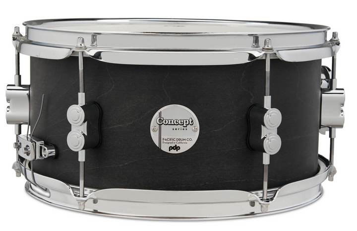 PDP PDSN0612BWCR Concept Snare 6”x12” - Black Wax