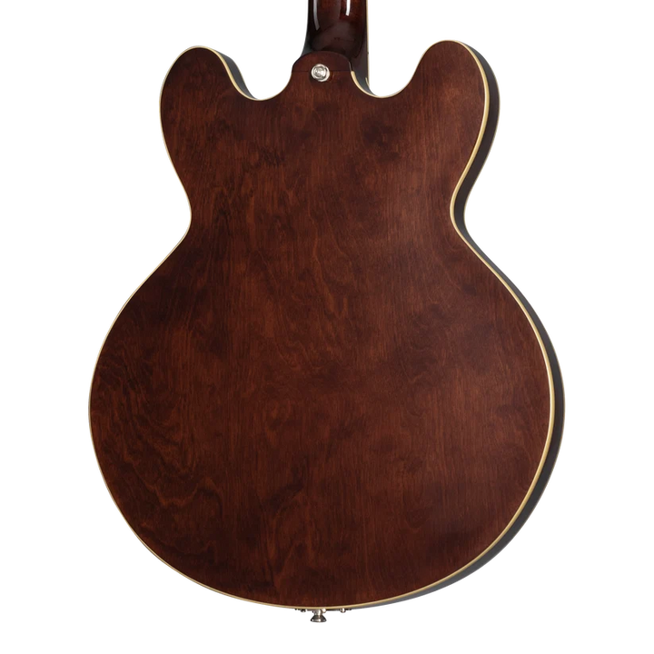 Epiphone Casino Hollowbody Electric Guitar - Vintage Sunburst — three-quarter back view