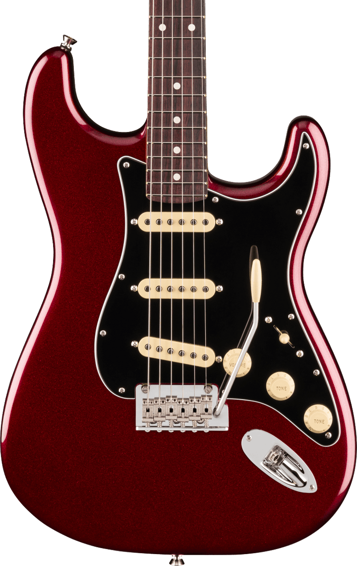 Fender American Professional Stratocaster Electric Guitar - Oxblood — Three quarter front 1