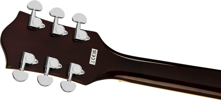 Gretsch G2622 Streamliner Center Block Double-Cut Electric Guitar - Copper Metallic w/V-Stoptail headstock, back