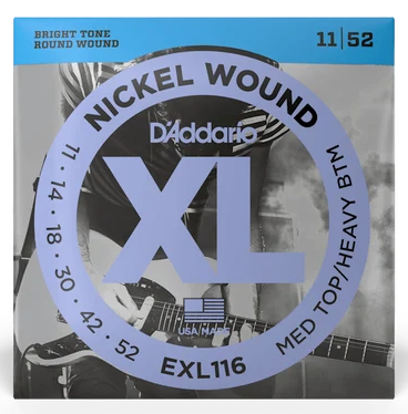 D'Addario EXL116 Electric Guitar Strings - Medium Top Heavy Bottom