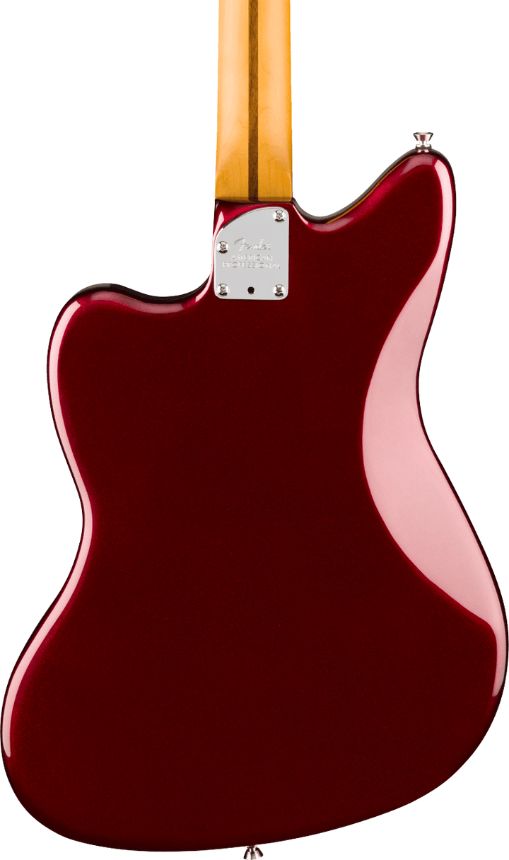 Fender American Professional Jazzmaster Electric Guitar - Oxblood — three-quarter back view