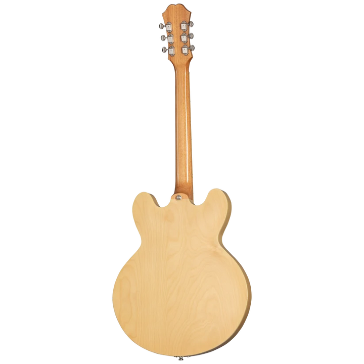 Epiphone Casino Hollowbody Electric Guitar - Natural — back view