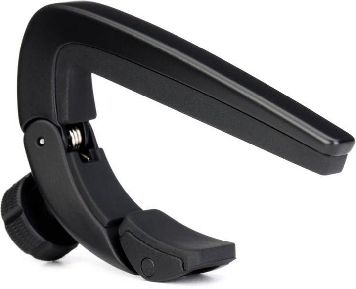 Dunlop Pivot Capo for Classical Guitar - Black — front angle
