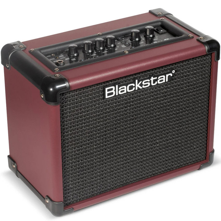 Blackstar 'Limited Edition' ID Core 10 V4 Electric Guitar Amp - Oxblood Red — Front angle 1