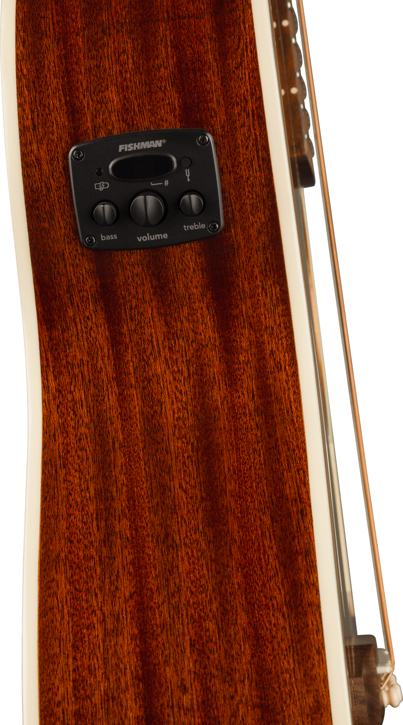 Fender California Deluxe Monterey Acoustic Electric Guitar - Aztec Gold