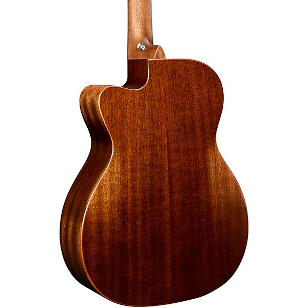 Martin 000C Jr-E StreetMaster Acoustic-electric Guitar - Dark Mahogany — three-quarter back view