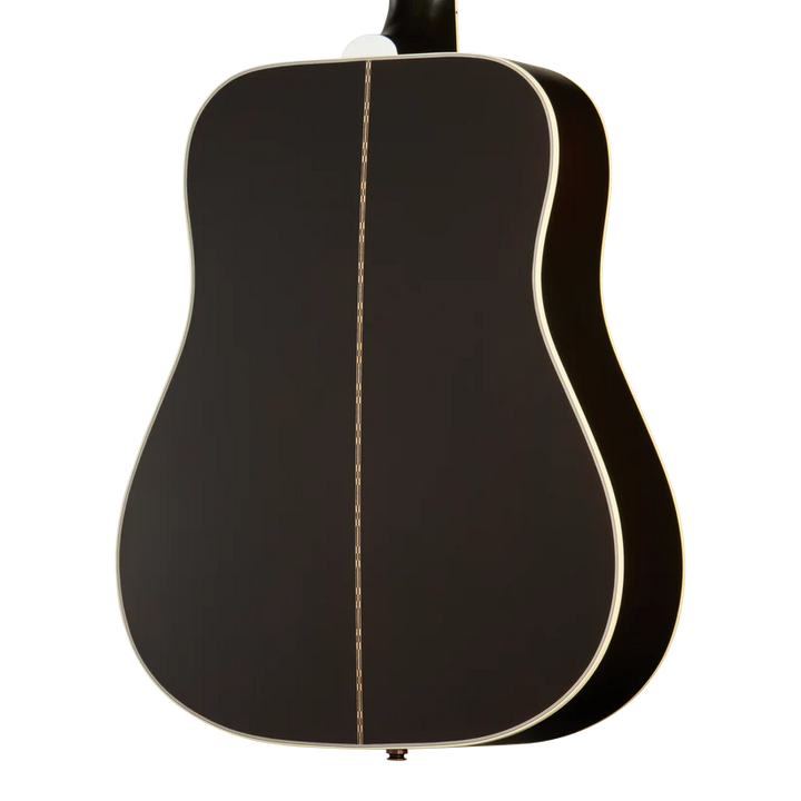 Gibson Dove Mahogany Acoustic Guitar - Satin Vintage Sunburst — three-quarter back view