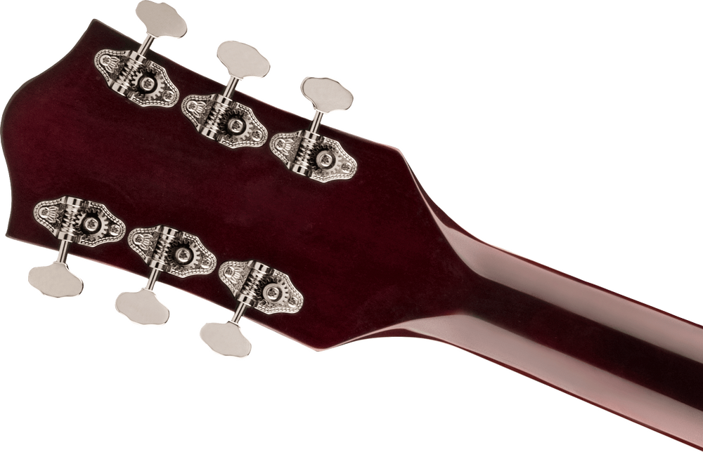 Gretsch G5420T Electromatic Classic Hollow Body Single-Cut Electric Guitar - Walnut Stain With Bigsby headstock, back