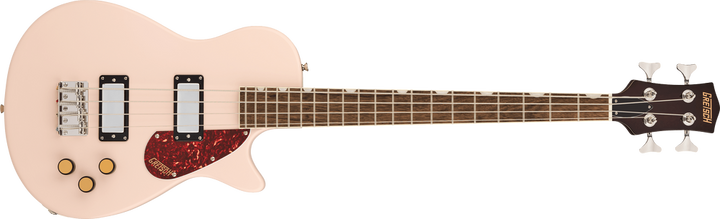 Gretsch Streamliner Jet Club Bass Single-Cut Electric Bass Guitar Shell Pink