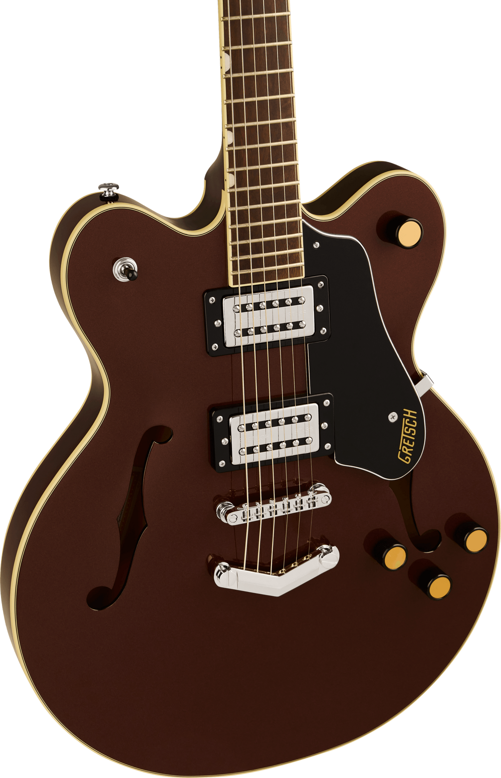 Gretsch G2622 Streamliner Center Block Double-Cut Electric Guitar - Copper Metallic w/V-Stoptail — Three quarter front 2