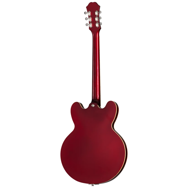 Epiphone Riviera Semi-Hollowbody Electric Guitar - Sparkling Burgundy — back view