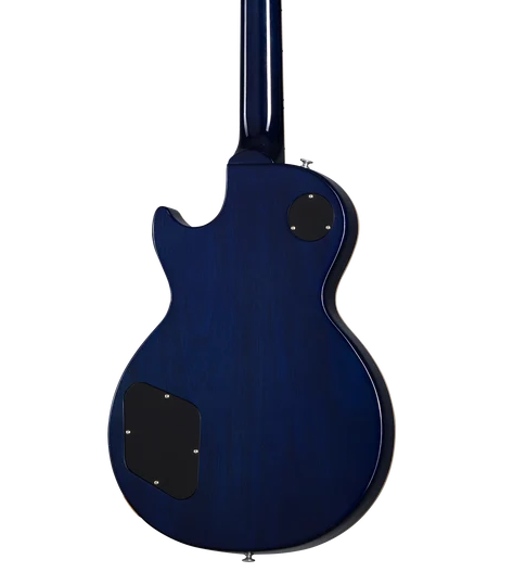 Gibson Les Paul Standard '60s Figured Top Electric Guitar - Blueberry Burst — three-quarter back view