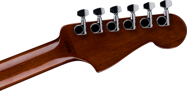 Fender California Standard Redondo Left-handed Acoustic Guitar - Natural headstock, back