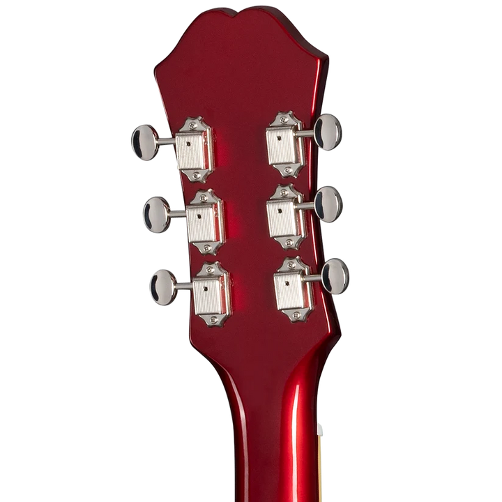 Epiphone Riviera Semi-Hollowbody Electric Guitar - Sparkling Burgundy headstock, back