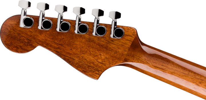 Fender California Standard Redondo CE Acoustic Electric Guitar - Fiesta Red headstock, back