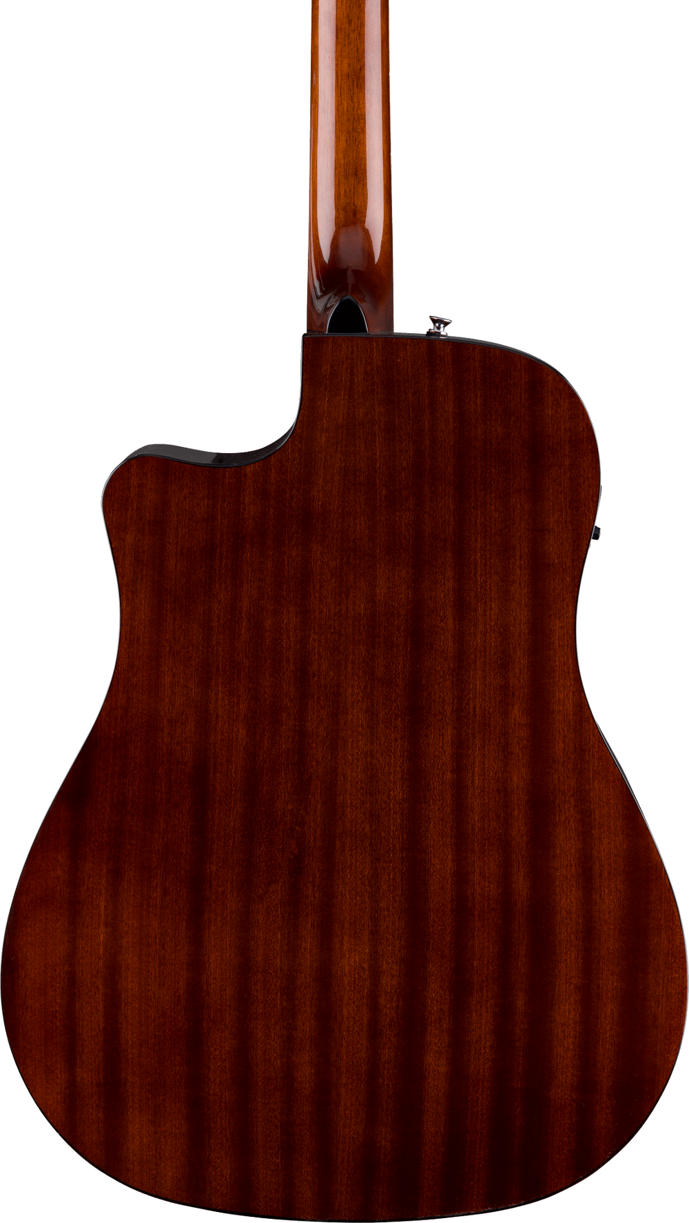 Fender California Standard Redondo CE Acoustic Electric Guitar - 3 Color Sunburst — three-quarter back view