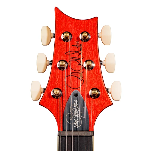 PRS S2 McCarty 594 Thinline Standard Satin Electric Guitar - Red Apple Metallic headstock