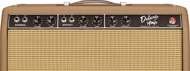 Fender '62 Deluxe Amplifier - Brown and Wheat controls