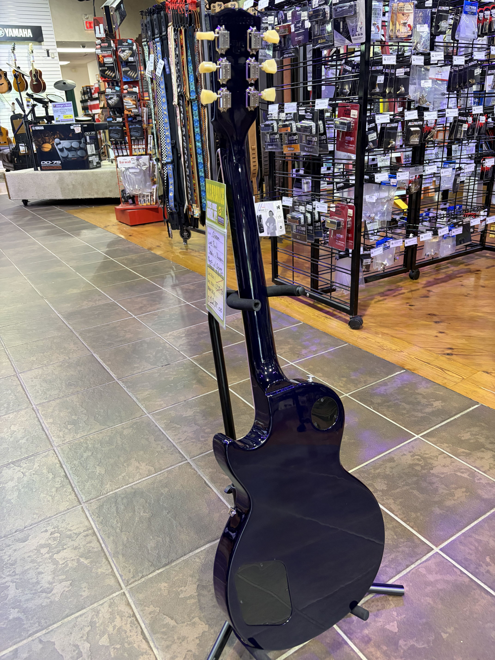 Gibson Les Paul Studio Electric Guitar - Blueberry Burst (B-Stock) — back view