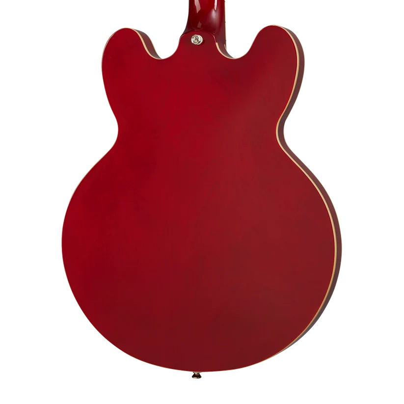 Epiphone ES-335 Semi-Hollowbody Electric Guitar - Cherry — three-quarter back view