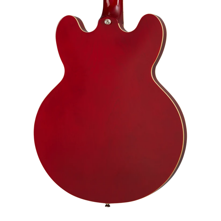 Epiphone ES-335 Semi-Hollowbody Electric Guitar - Cherry — three-quarter back view