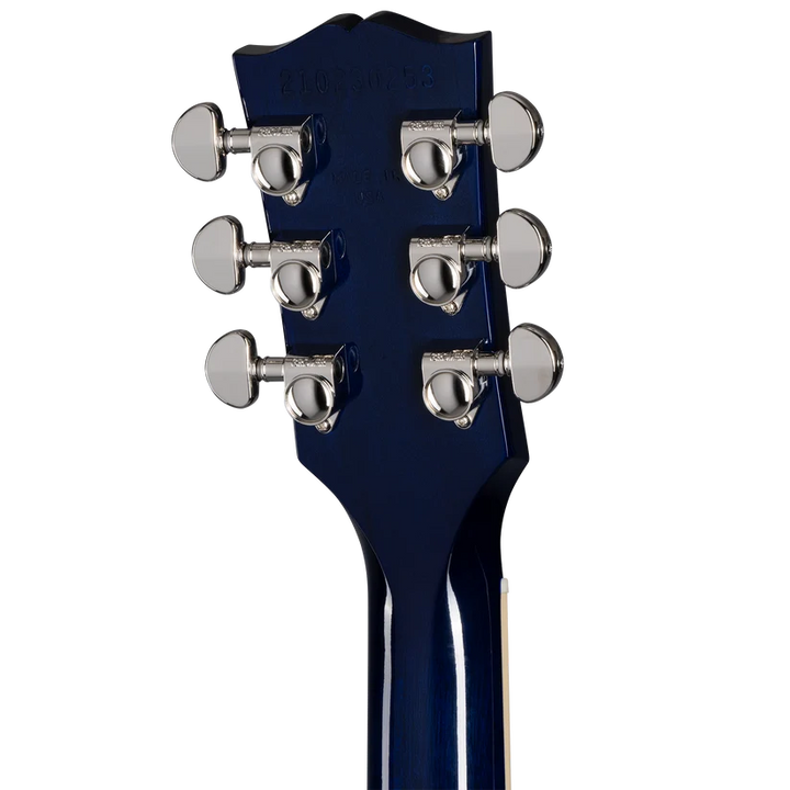Gibson Les Paul Standard '60s Figured Top Electric Guitar - Blueberry Burst headstock, back