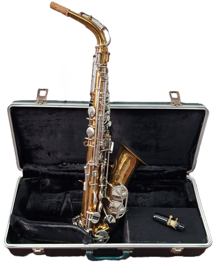 Used Selmer Bundy II Eb Alto Saxophone - With Original Hardshell Case and Mouthpiece