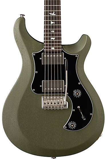 PRS S2 Standard 24 Satin Electric Guitar - Matcha Green — three-quarter front view
