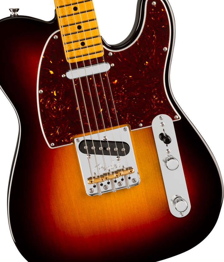 Fender American Professional Telecaster Electric Guitar - 3 Color Sunburst — Three quarter front 3