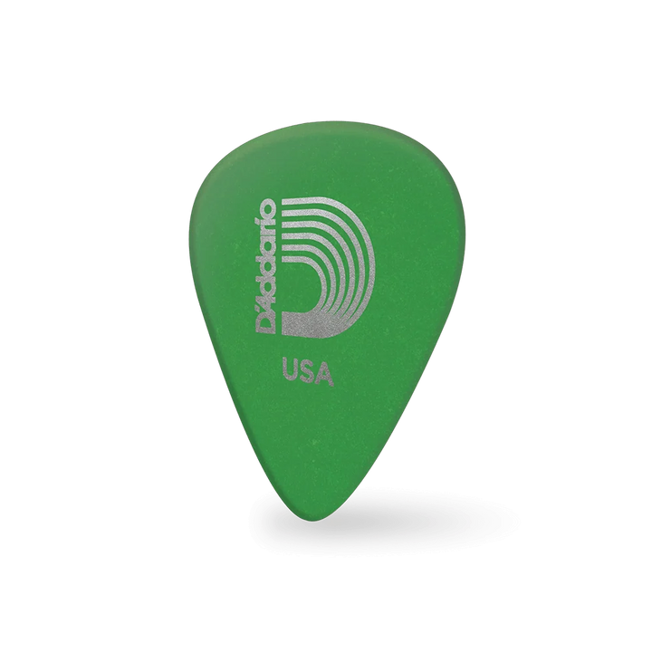 D'Addario 10 Pack Duralin Guitar Picks - Medium — front angle