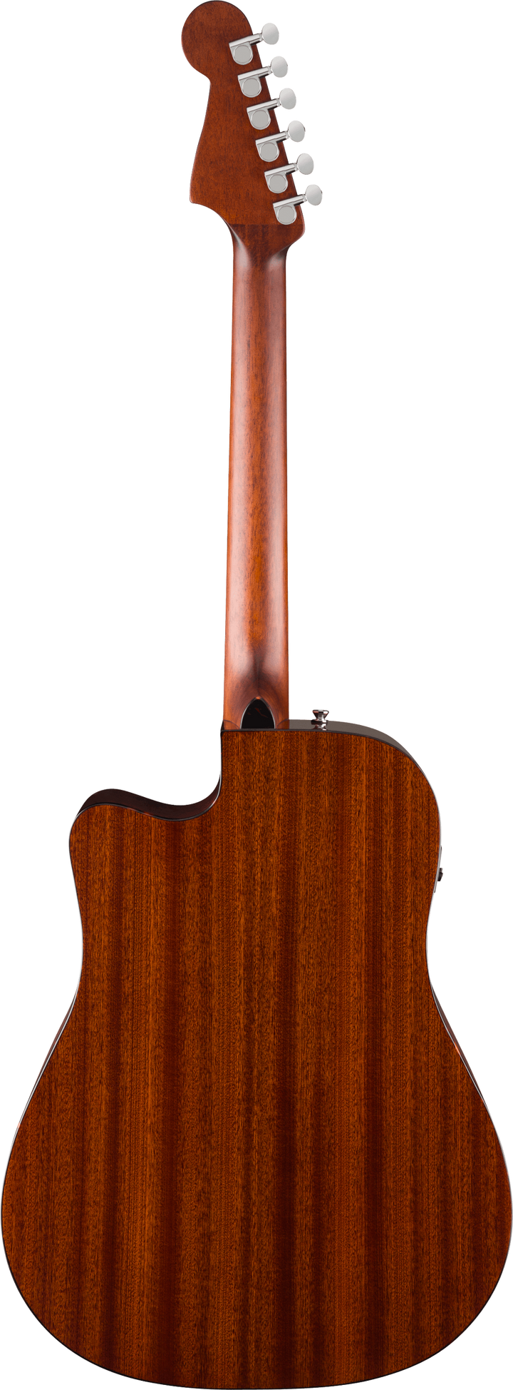 Fender California Deluxe Redondo Acoustic Electric Cutaway Guitar - Sherwood Green — back view