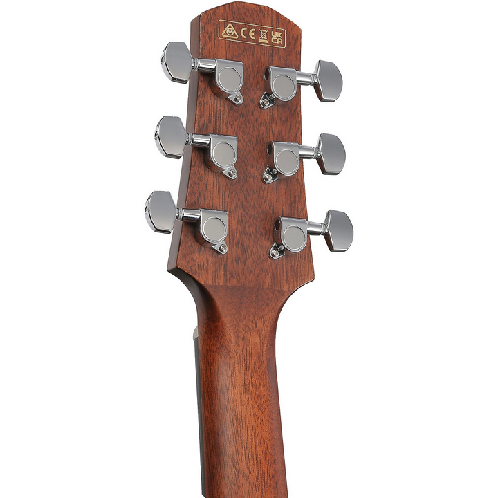 Ibanez Advanced Acoustic AAD58E Acoustic Electric Guitar - Natural High Gloss headstock, back