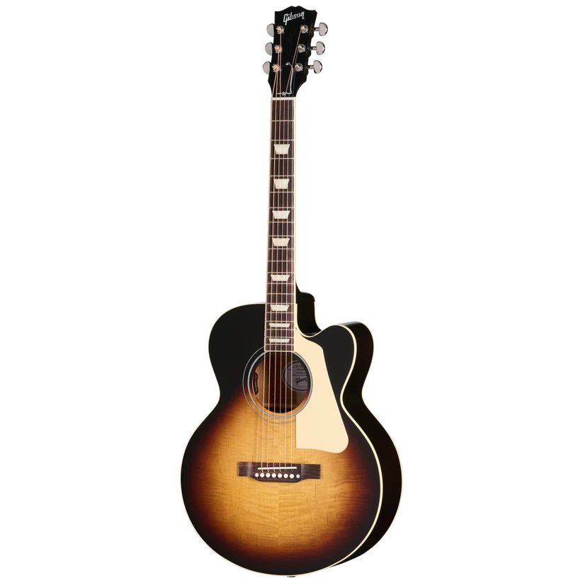Gibson Les Paul Parlor Acoustic Electric Guitar - Vintage Sunburst — front angle
