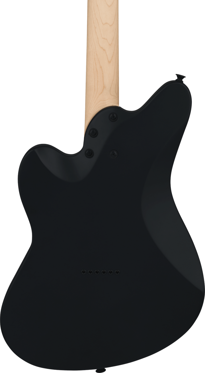 Jackson X Surfcaster SC HT6 Electric Guitar - Satin Black — three-quarter back view