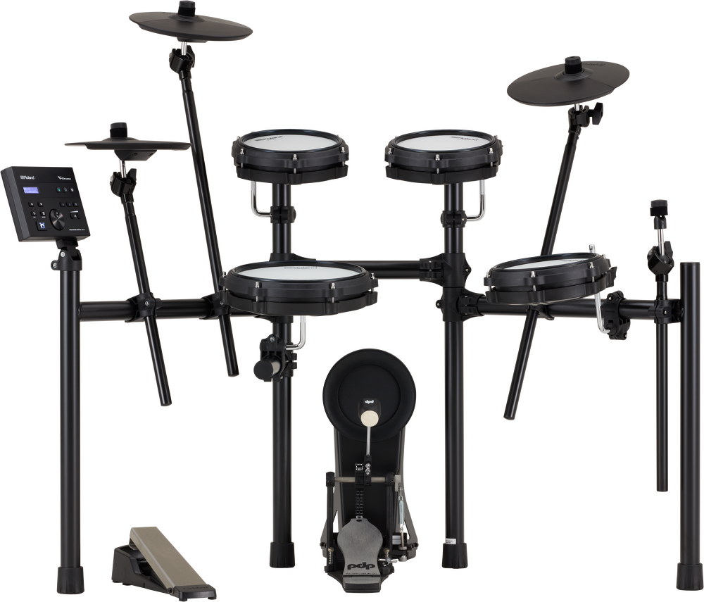 Roland TD-07DMK2 V-Drums Electronic Drum Set — back view
