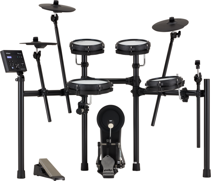 Roland TD-07DMK2 V-Drums Electronic Drum Set — back view