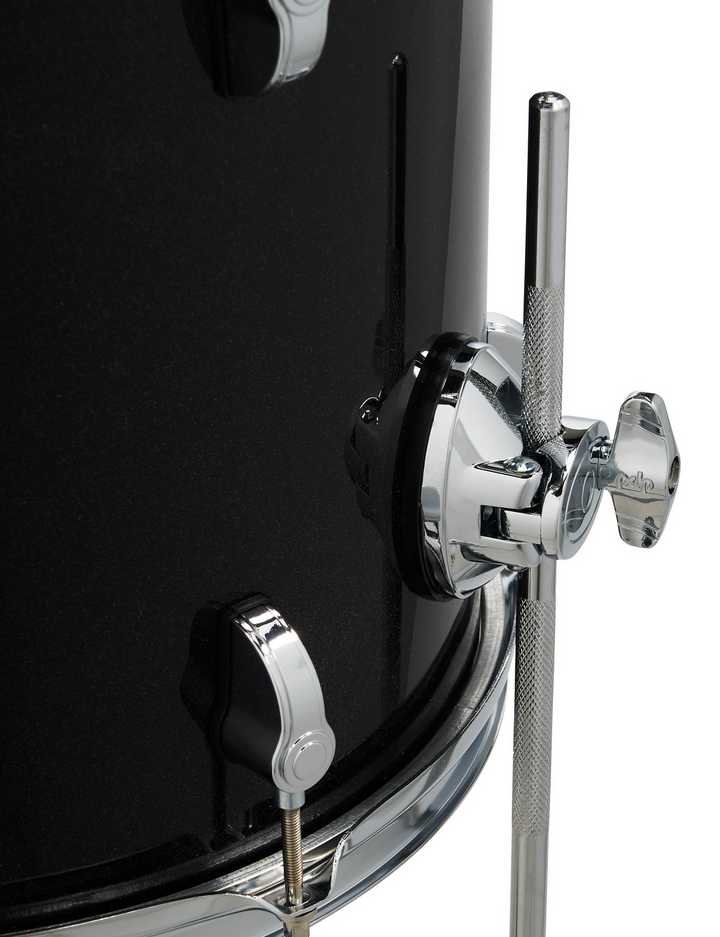 PDP New Yorker 4-Piece Drum Set Shell Pack - Black Onyx Sparkle — Detail 4
