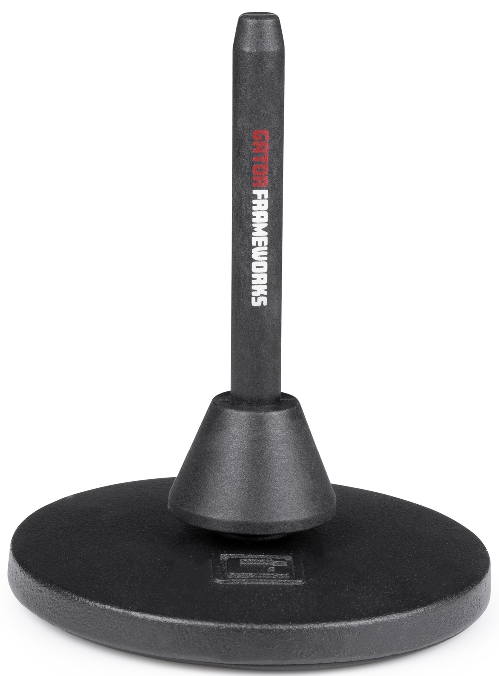 Gator Weighted Round-Base Stand - For Clarinet or Flute — Front 1