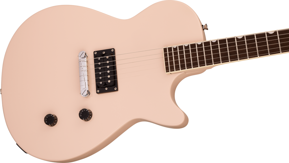 Gretsch Streamliner Jet Club 1 Pickup Electric Guitar - Shell Pink — Three quarter front 3