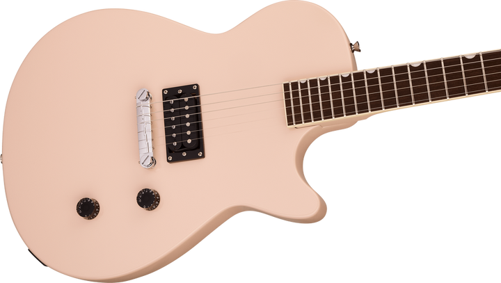 Gretsch Streamliner Jet Club 1 Pickup Electric Guitar - Shell Pink — Three quarter front 3