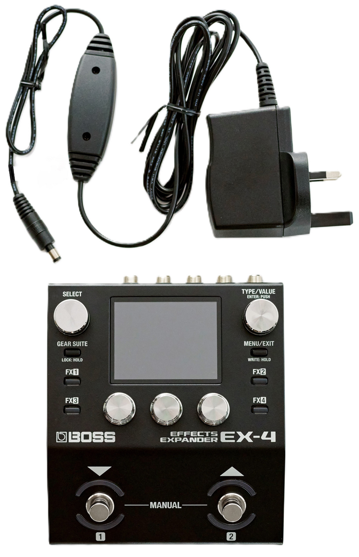Boss EX-4 Effects Expander Compact Multi Effects — included accessory