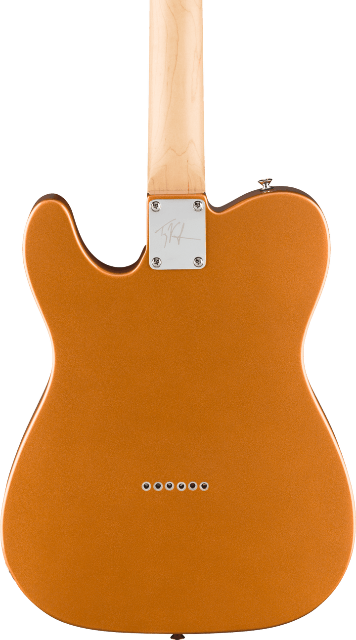 Squier Paranormal Troy Van Leeuwen Telecaster XII 12 String Electric Guitar -  Copper — three-quarter back view
