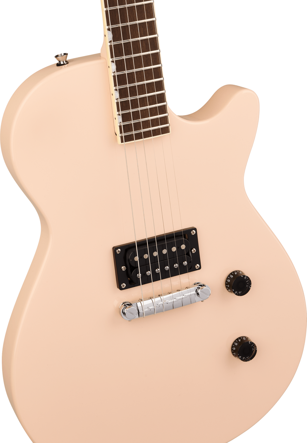 Gretsch Streamliner Jet Club 1 Pickup Electric Guitar - Shell Pink — Three quarter front 2