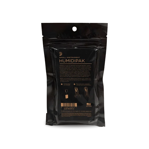 D'Addario PW-HPK-12 Small Instrument Humidipak Kit — back view
