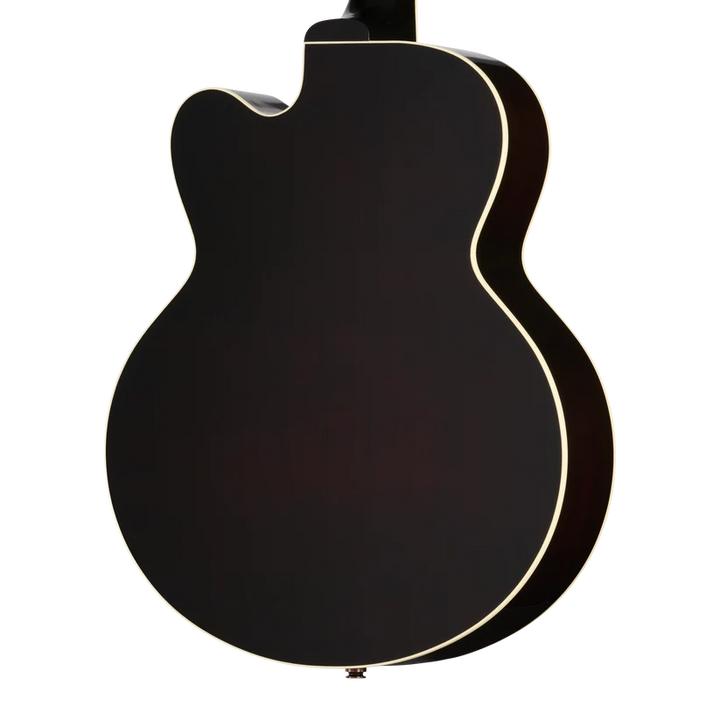 Gibson Les Paul Parlor Acoustic Electric Guitar - Vintage Sunburst — three-quarter back view