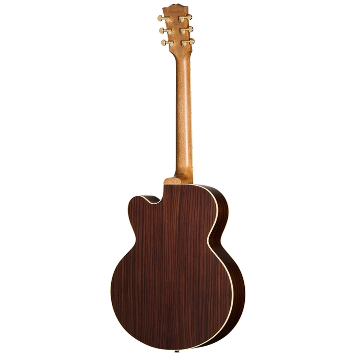 Gibson Parlor Rosewood EC Acoustic Electric Guitar - Rosewood Burst — back view